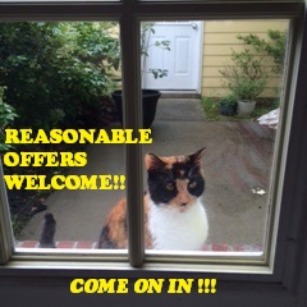 REASONABLE OFFERS WELCOME!!!